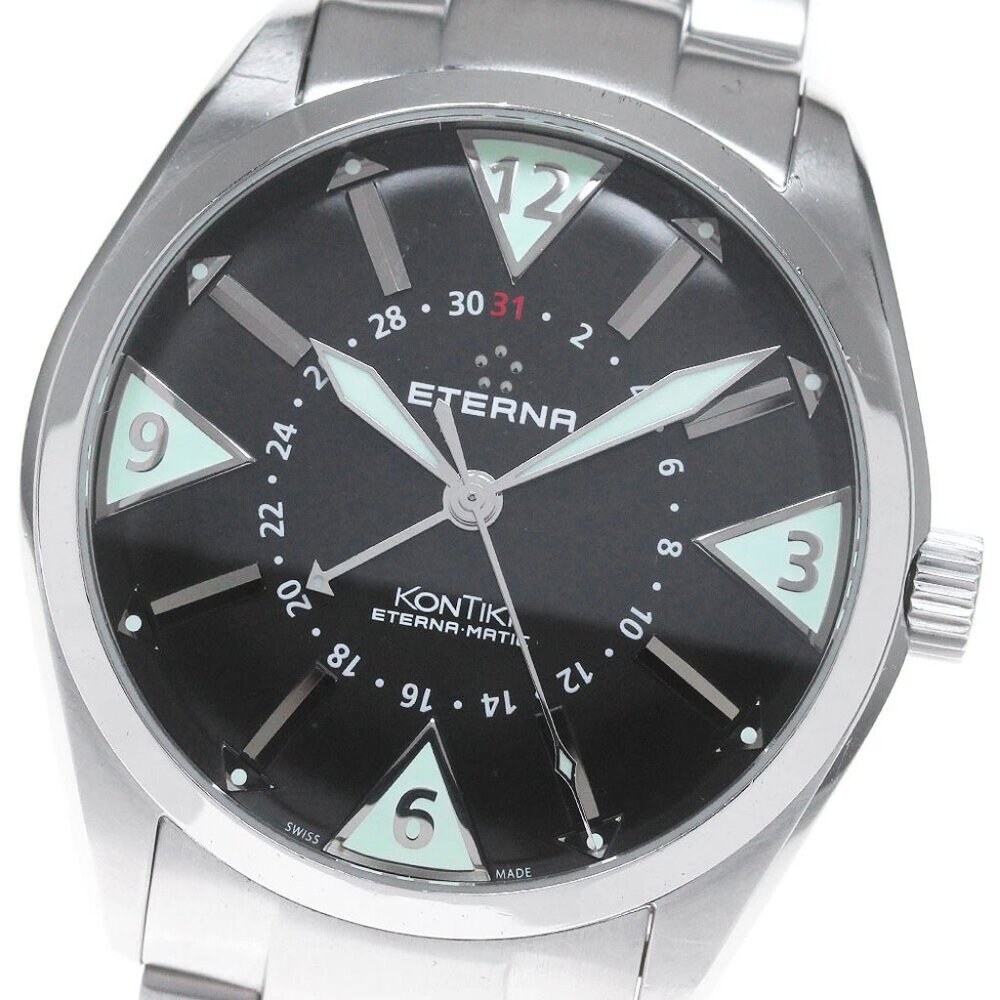 Eterna Eternamatic Kontiki XXL Date black Dial Automatic Men's_842435